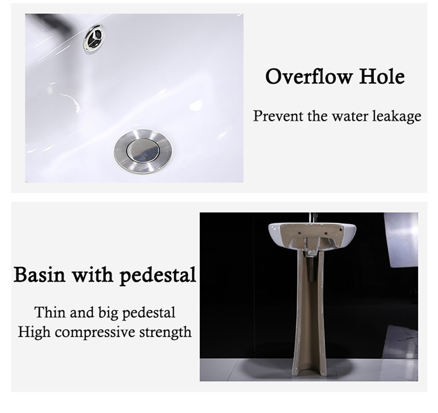 Hand Washing Alone Ceramic Washing Pedestal Artificial Stone Basin Sink Luxury Bathroom (8)